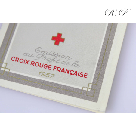 CARNET CROIX-ROUGE 1957, FRANCE CARNET DE TIMBRES N°2006 NEUF SANS CH