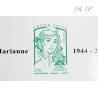 FRANCE FEUILLET 4774B VERT EMERAUDE MARIANNE DE CIAPPA 2014 LUXE