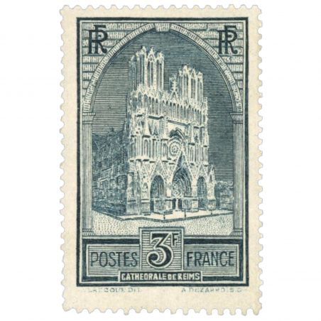 FRANCE YT 259 CATHÉDRALE DE REIMS, TIMBRE NEUF SANS CHARNIÈRE - 1929