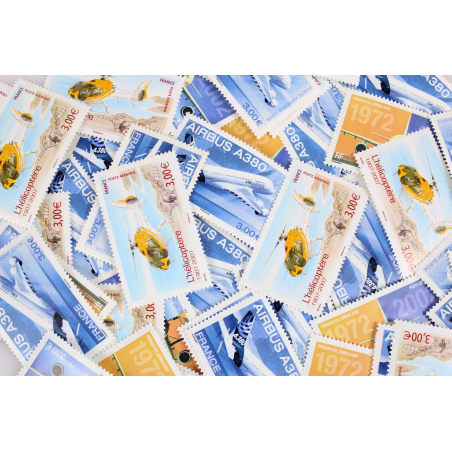 FRANCE, LOT DE 50 TIMBRES 3€ NEUFS, VALEUR FACIALE 150€