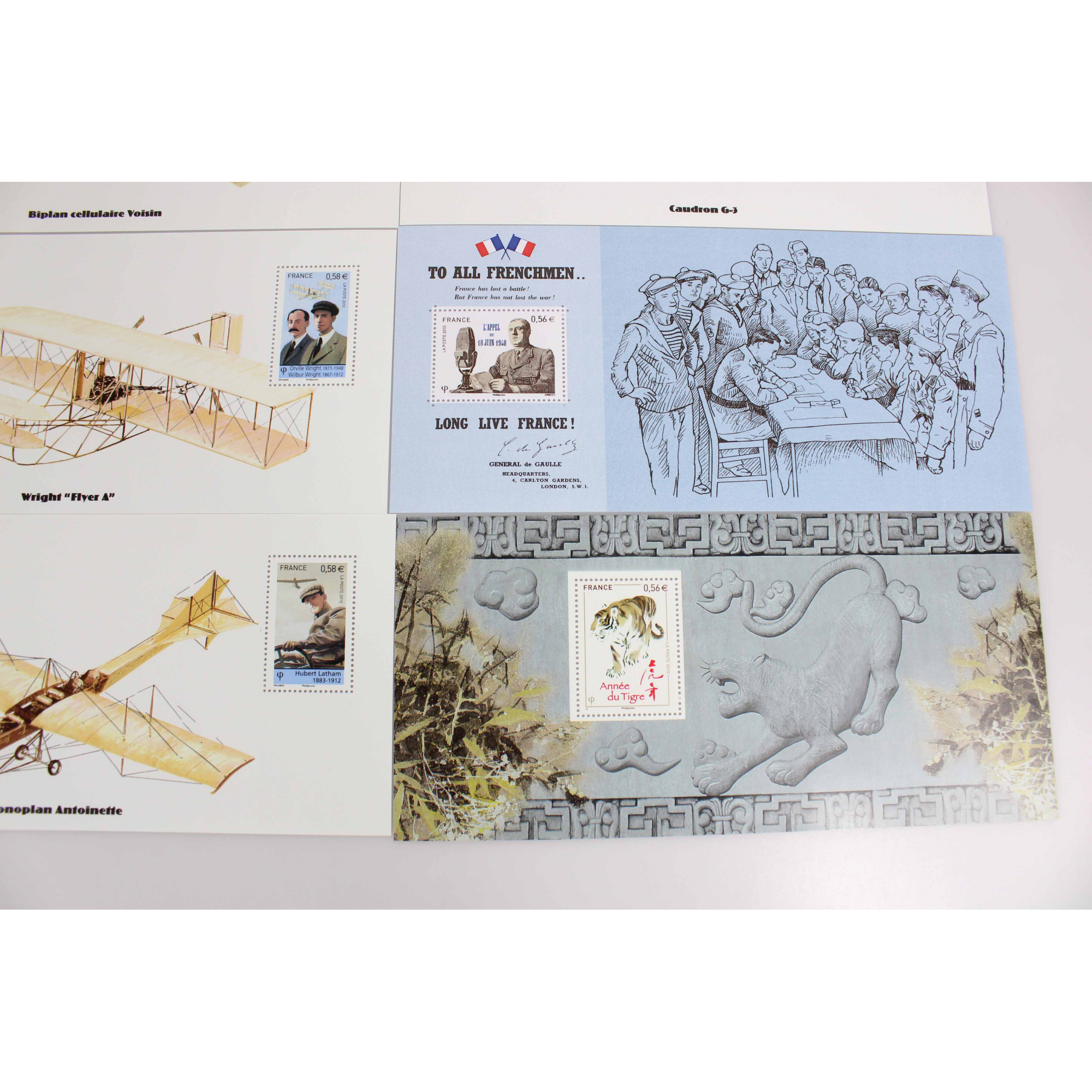 COLLECTION 2010 BLOCS SOUVENIRS FRANCE, TIMBRES NEUFS**, N°47 A 56 COMPLET