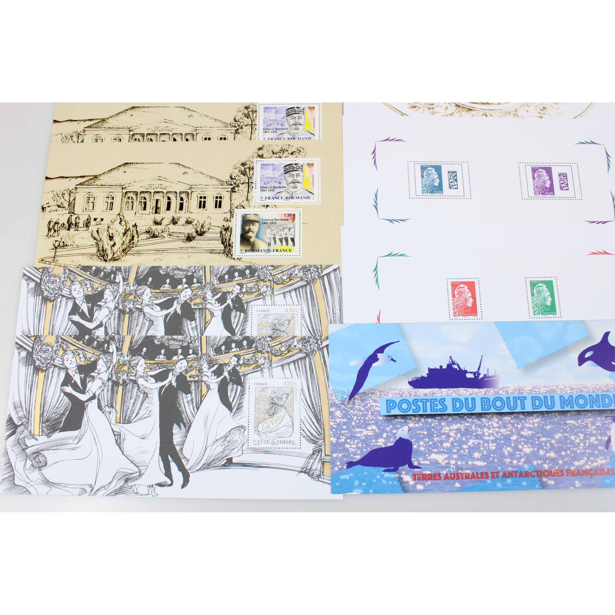 COLLECTION 2018 BLOCS SOUVENIRS FRANCE, TIMBRES NEUFS**, N°142 A 150 COMPLET