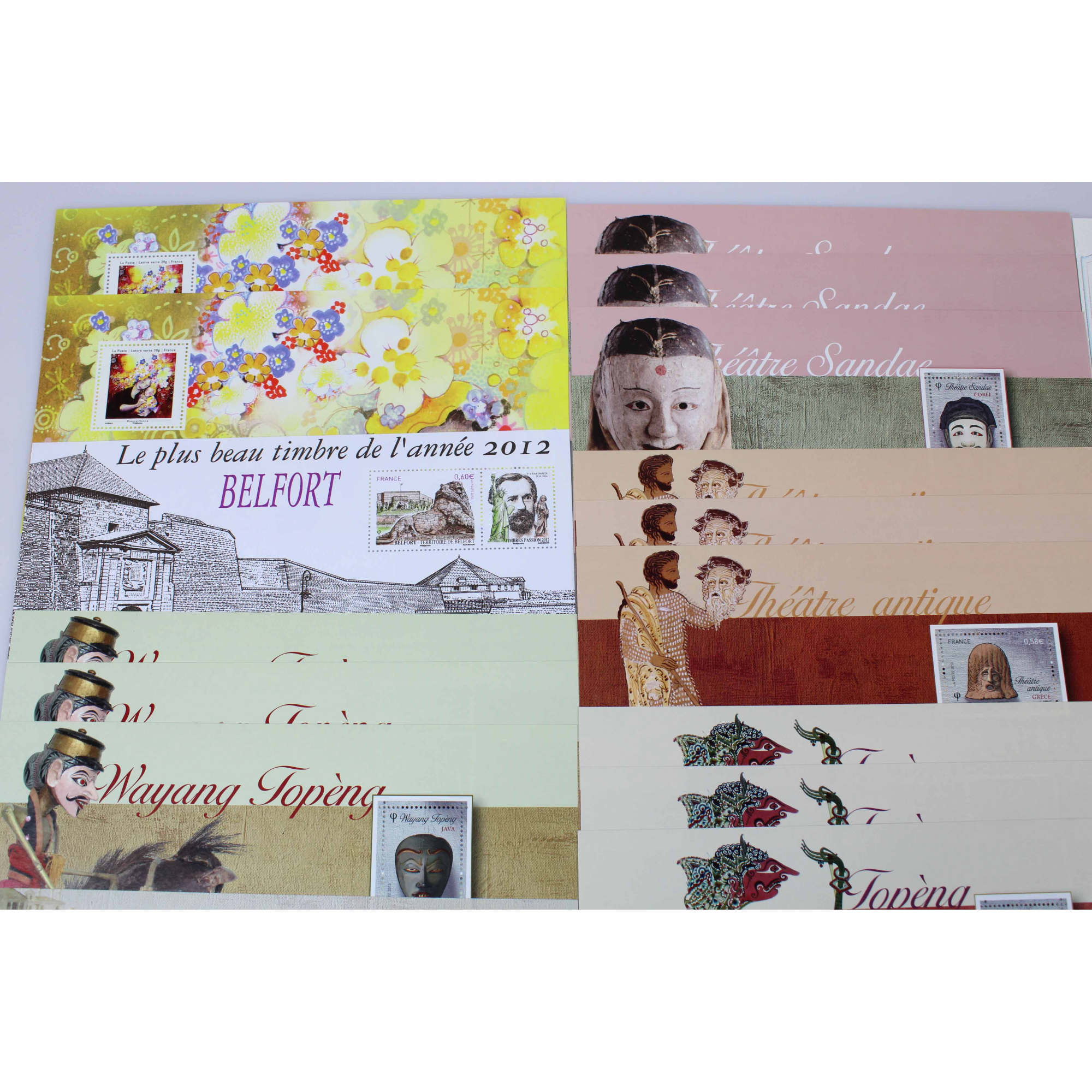 COLLECTION 2013 BLOCS SOUVENIRS FRANCE, TIMBRES NEUFS**, N°77 A 90 COMPLET