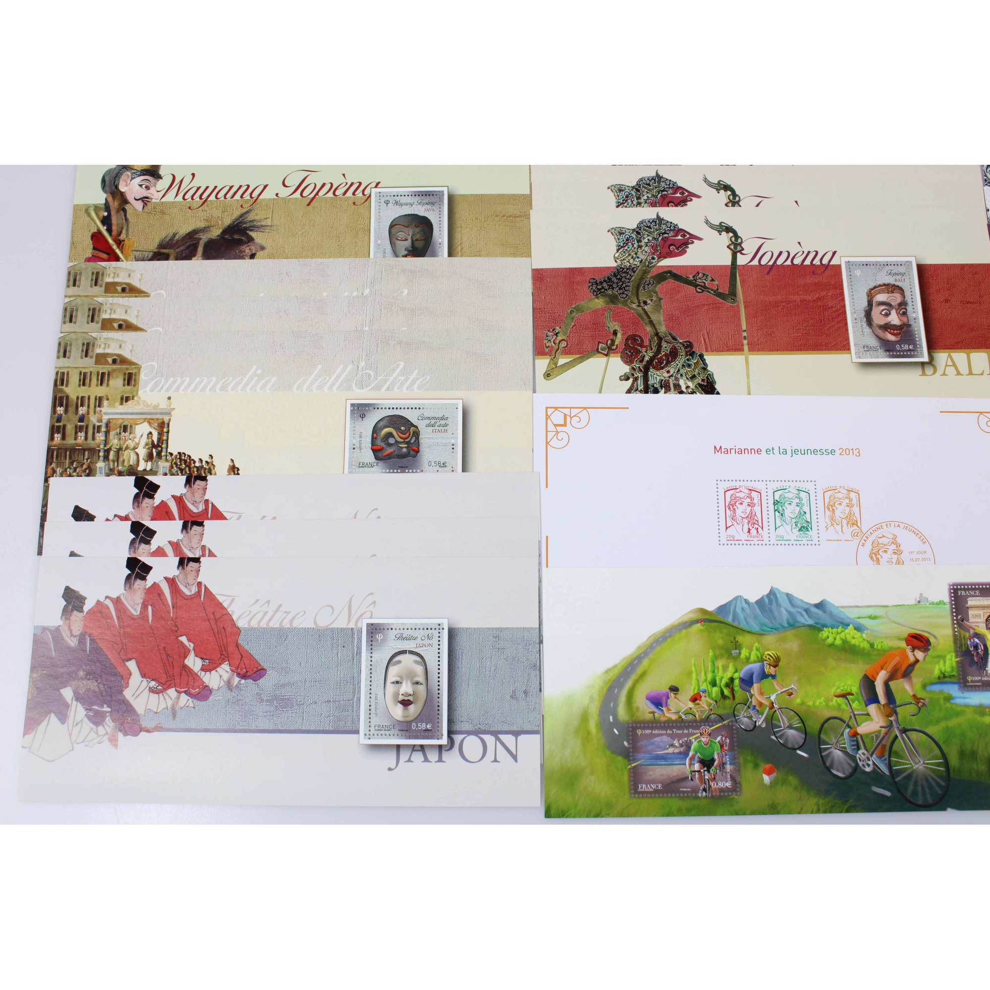 COLLECTION 2013 BLOCS SOUVENIRS FRANCE, TIMBRES NEUFS**, N°77 A 90 COMPLET