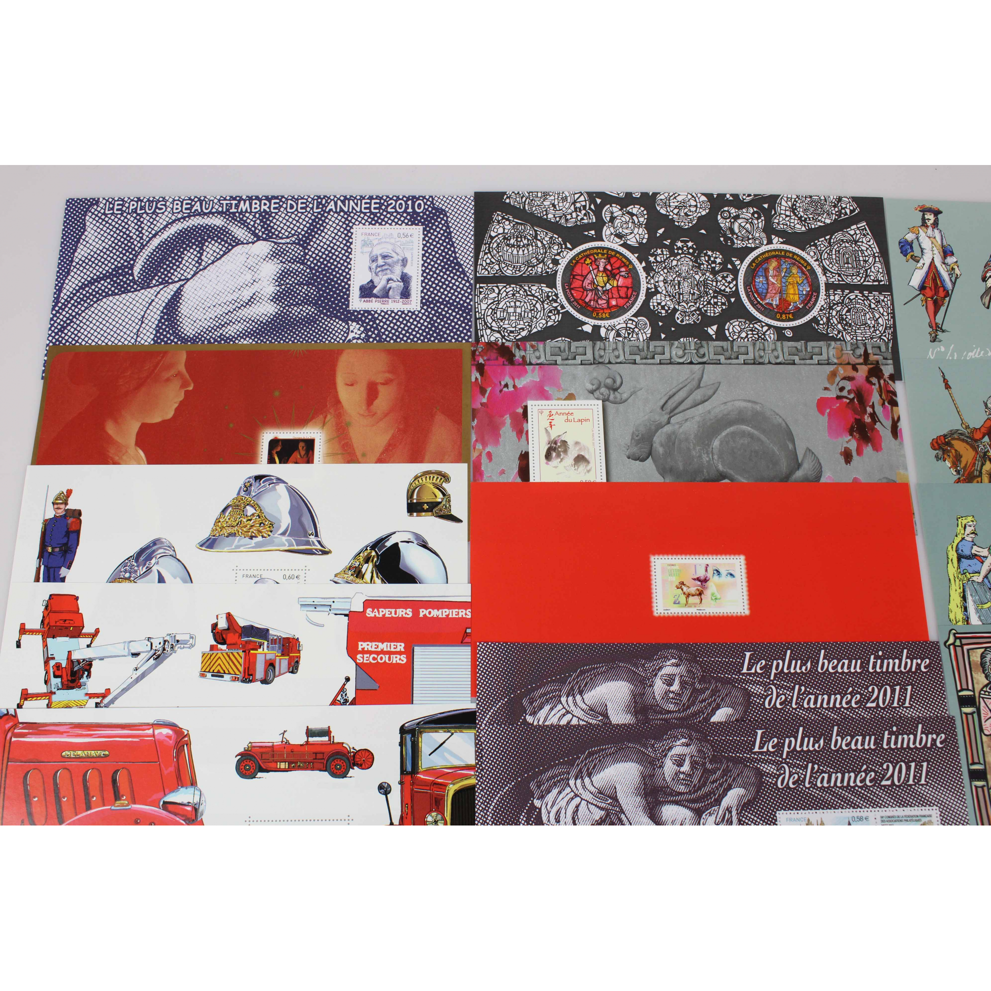 COLLECTION 2011 - 2012 BLOCS SOUVENIRS FRANCE, TIMBRES NEUFS**, N° 57 A 76 COMPLET