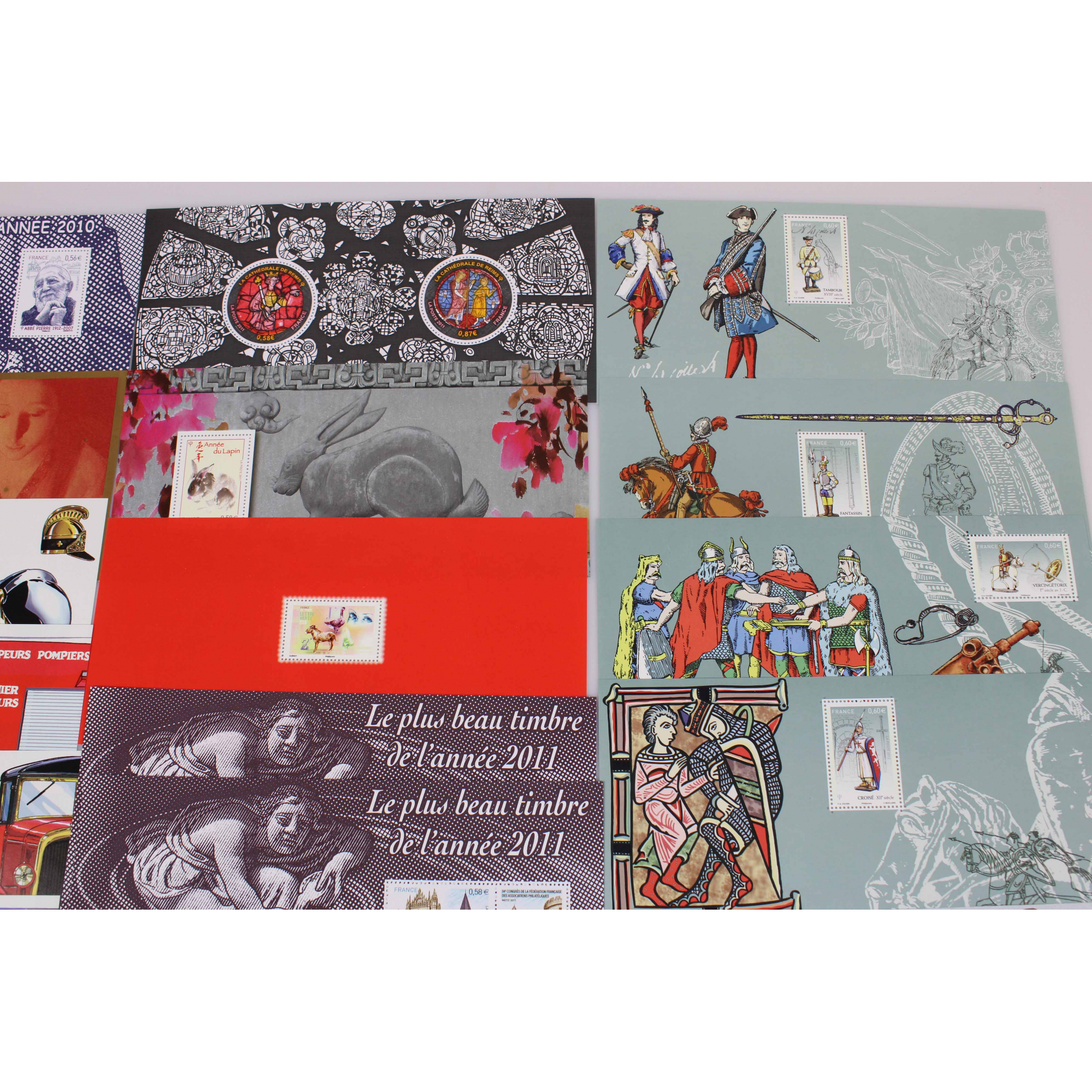 COLLECTION 2011 - 2012 BLOCS SOUVENIRS FRANCE, TIMBRES NEUFS**, N° 57 A 76 COMPLET