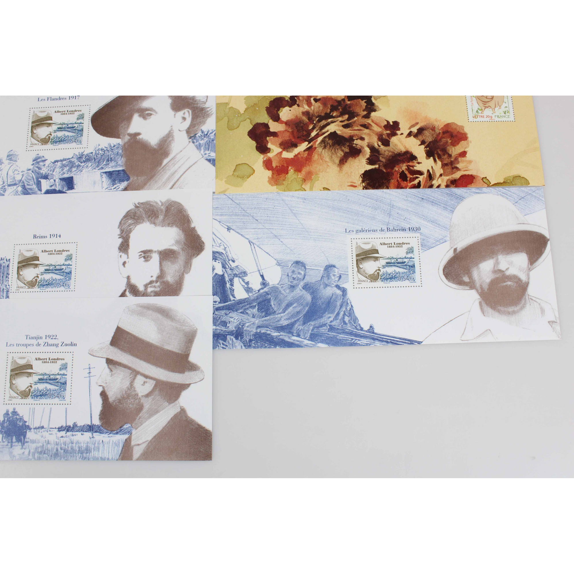 COLLECTION 2007 BLOCS SOUVENIRS FRANCE, TIMBRES NEUFS**, N°16 A 25 COMPLET