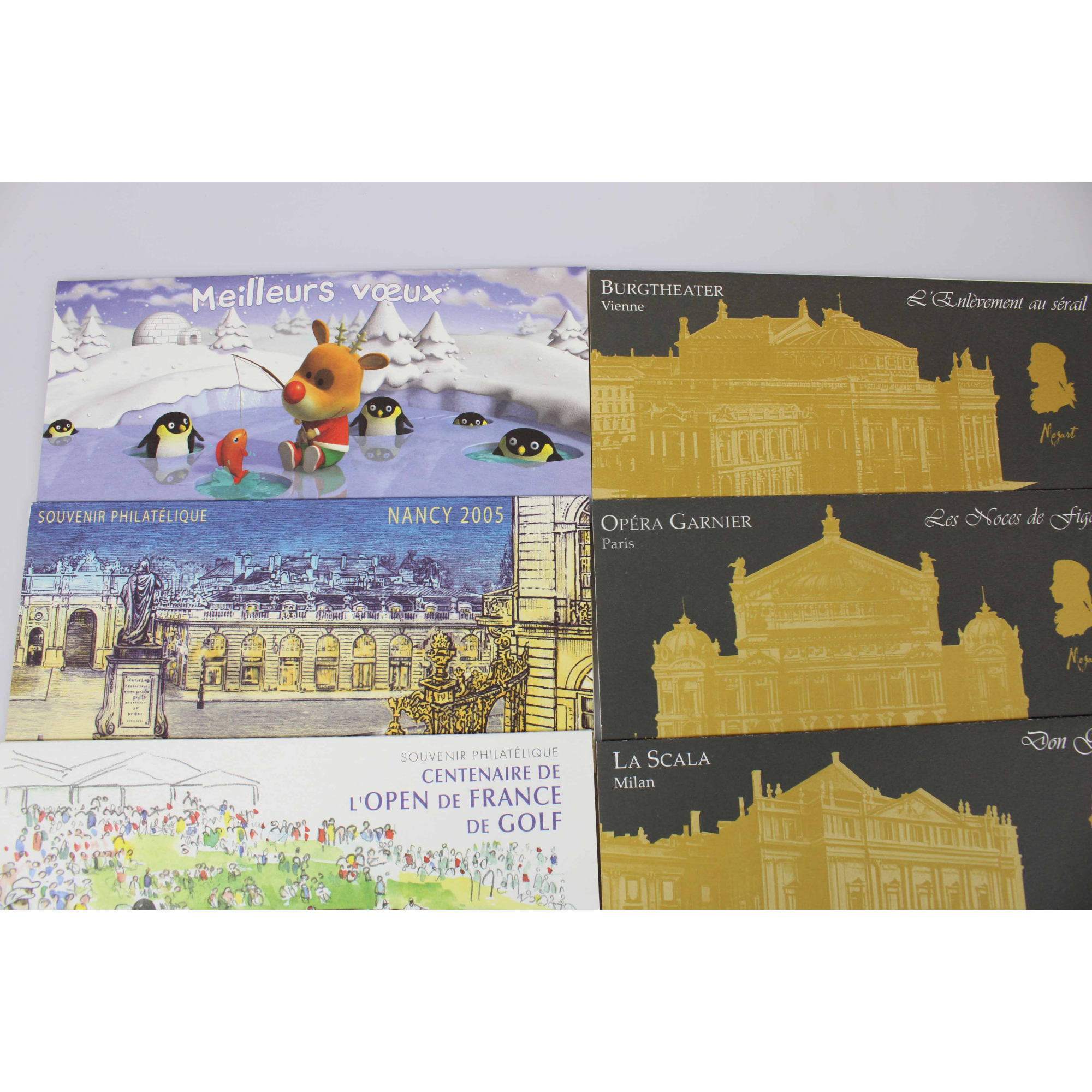 COLLECTION 2005 - 2006 BLOCS SOUVENIRS FRANCE, TIMBRES NEUFS**, N° 4 A 15 COMPLET