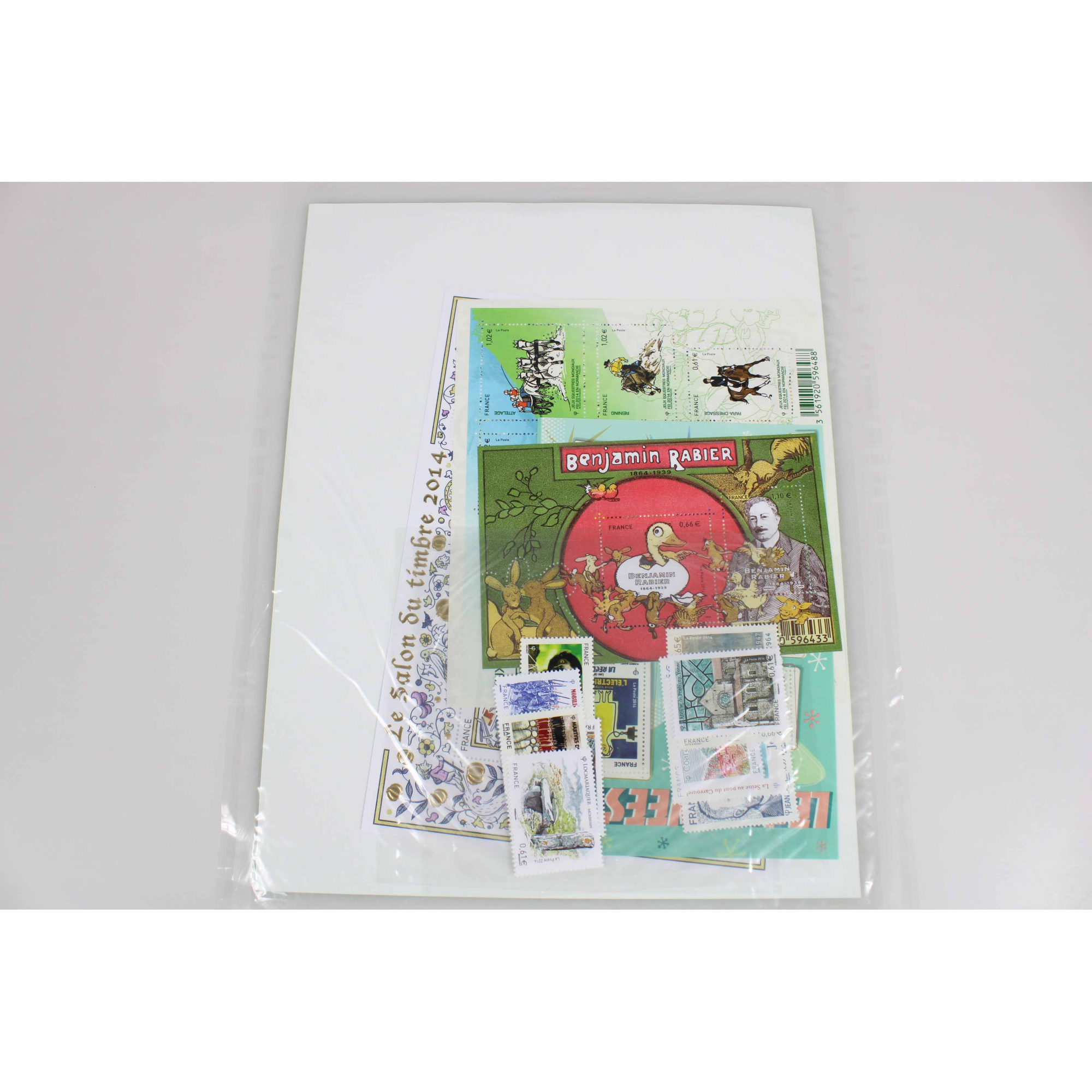 ANNÉE 2014 TIMBRES FR NEUFS** DANS LES POCHETTES D'ABONNEMENT, TRIMESTRES 1 A 4