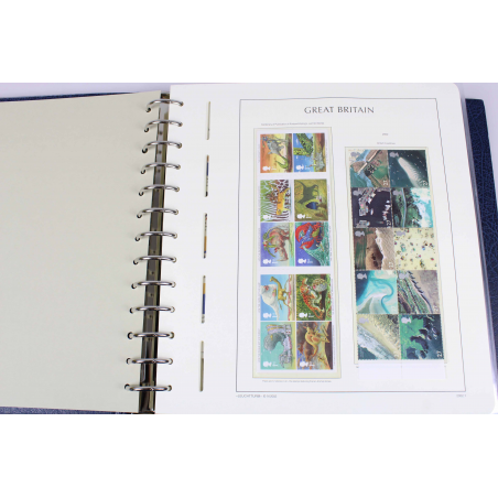 COLLECTION ROYAUME UNI 2002/2007 TIMBRES NEUFS** ALBUM LEUCHTTURM, FACIALE 1024l