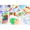 LOT DE 100 TIMBRES FRANCE NEUFS AFFRANCHISSEMENT 0.46 EUROS, SOUS FACIALE