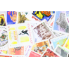 LOT DE 100 TIMBRES FRANCE NEUFS AFFRANCHISSEMENT 0.50 EUROS, SOUS FACIALE