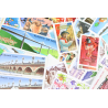 LOT DE 100 TIMBRES FRANCE NEUFS AFFRANCHISSEMENT 0.50 EUROS, SOUS FACIALE