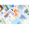 LOT DE 100 TIMBRES FRANCE NEUFS AFFRANCHISSEMENT 0.54 EUROS, SOUS FACIALE