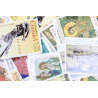 LOT DE 100 TIMBRES FRANCE NEUFS AFFRANCHISSEMENT 1.02 EUROS, SOUS FACIALE