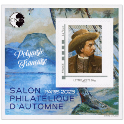 FRANCE BLOC CNEP N° 94 DENTELÉ "POLYNÉSIE FRANCAISE" SALON PHILATÉLIQUE 2023