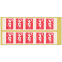 CARNET FRANCE 2874-C4 MARIANNE ROUGE DE BRIAT 10 TIMBRES 20g POUR AFFRANCHIR