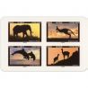 CARNET FRANCE BC2099, ANIMAUX AU CRÉPUSCULE, TIMBRES POUR AFFRANCHIR 12 LETTRES