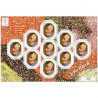 FEUILLET N° F5237A TIMBRE AUTOPORTRAIT OCTOGONAL EDOUARD VUILLARD SANS CODE BARRE
