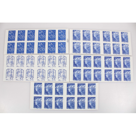 Lot de 10 timbres oblitérés autoadhésifs - Affiches d'Henri de Toulouse-Lautrec - Belgique 2011 - Collection