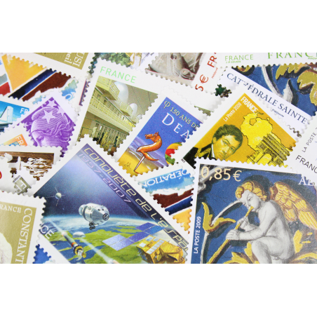 LOT DE 100 TIMBRES FRANCE NEUFS AFFRANCHISSEMENT 0.85 EUROS, SOUS FACIALE