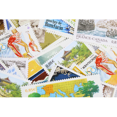 LOT DE 100 TIMBRES FRANCE NEUFS AFFRANCHISSEMENT 0.85 EUROS, SOUS FACIALE