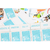 LOT DE 100 TIMBRES FRANCE NEUFS AFFRANCHISSEMENT 1 EURO, SOUS FACIALE