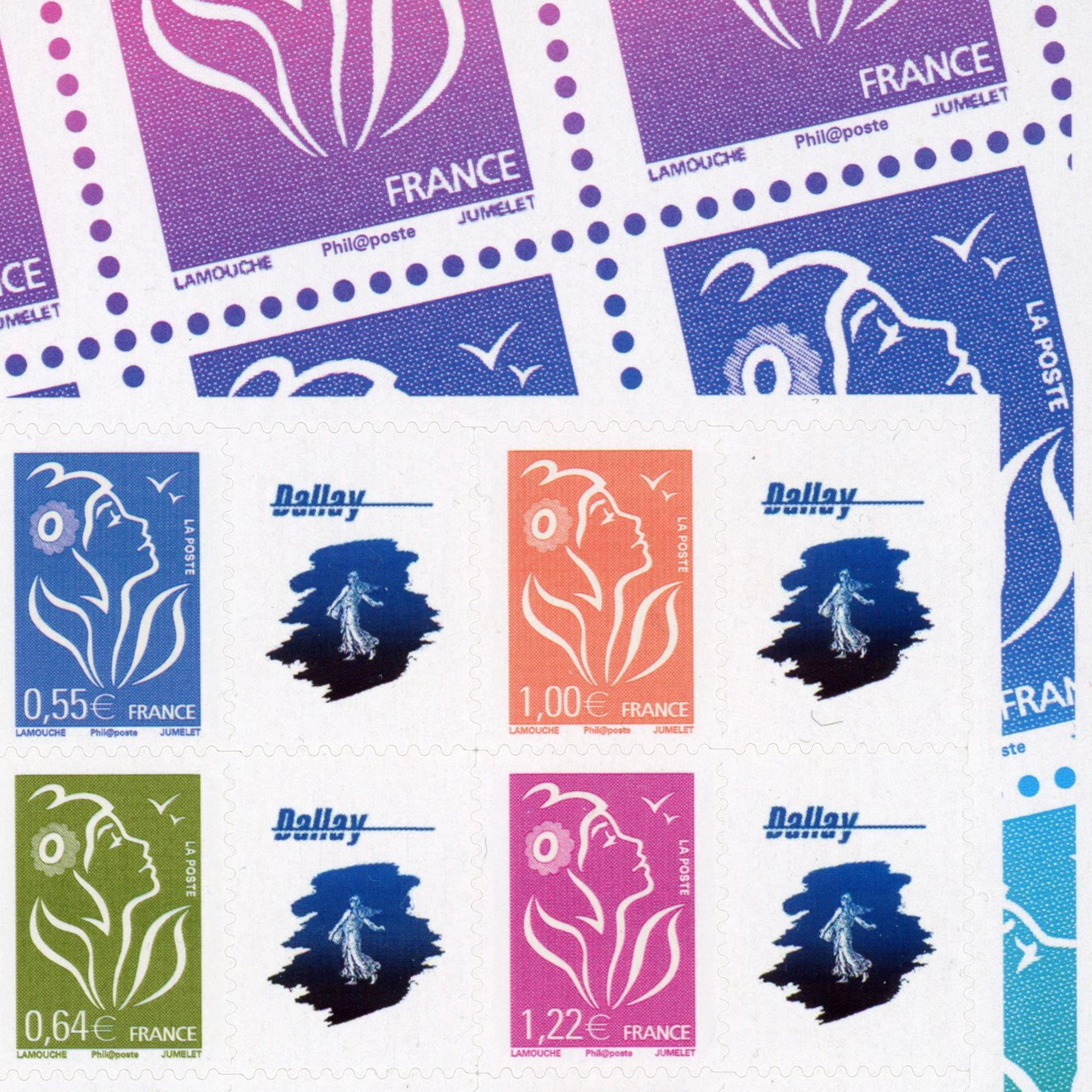 FEUILLE AUTOADHÉSIVE DE TIMBRES PERSONNALISÉS FRANCE N° F3925P VIGNETTE DALLAY