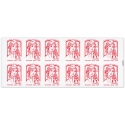 CARNET FRANCE 1214-C14 DE 12 TIMBRES 20g POUR AFFRANCHIR MARIANNE DE CIAPPA