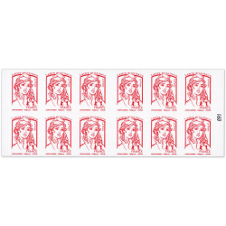 CARNET FRANCE 1214-C13 DE 12 TIMBRES 20g POUR AFFRANCHIR MARIANNE DE CIAPPA