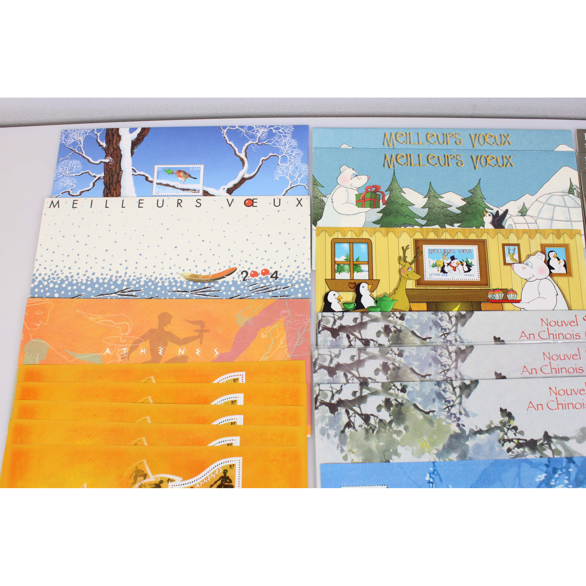 STOCK BLOCS SOUVENIRS COMPLETS ANNÉES 2003 A 2008 TIMBRES NEUFS NOMBREUX DOUBLES