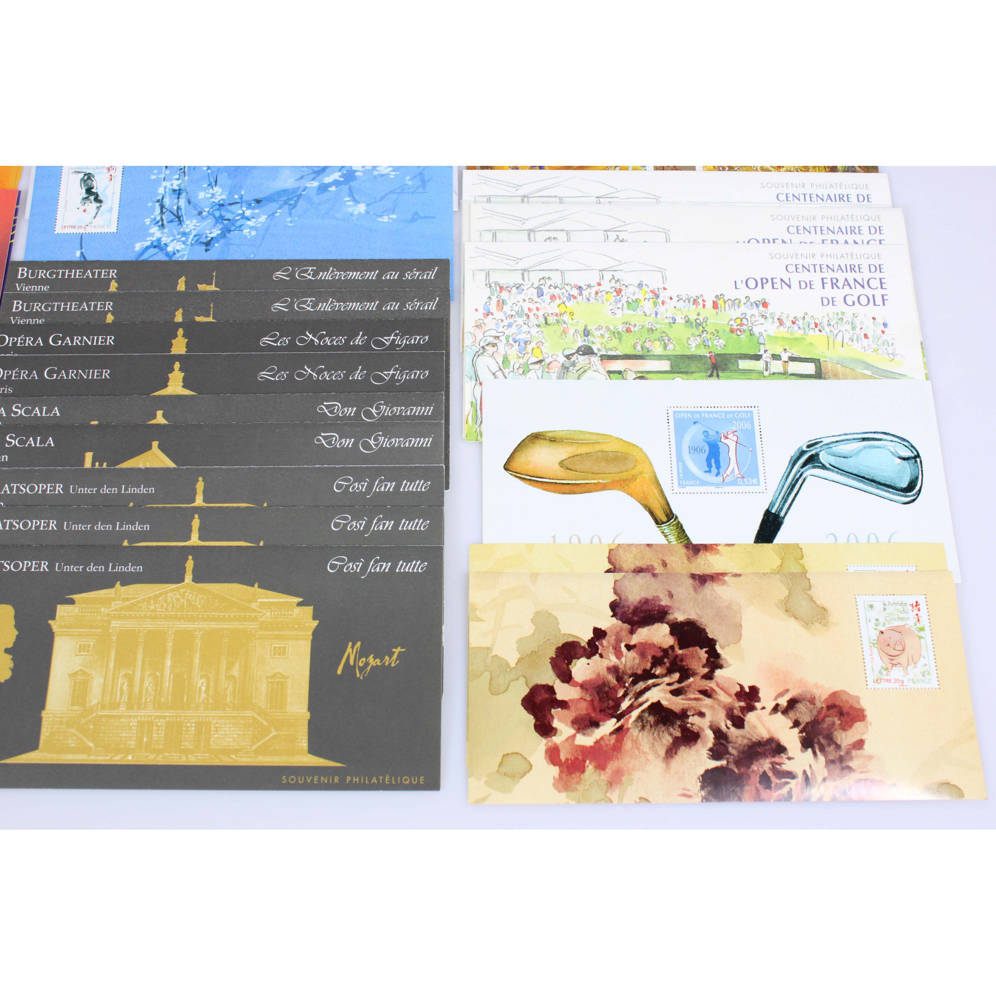 STOCK BLOCS SOUVENIRS COMPLETS ANNÉES 2003 A 2008 TIMBRES NEUFS NOMBREUX DOUBLES