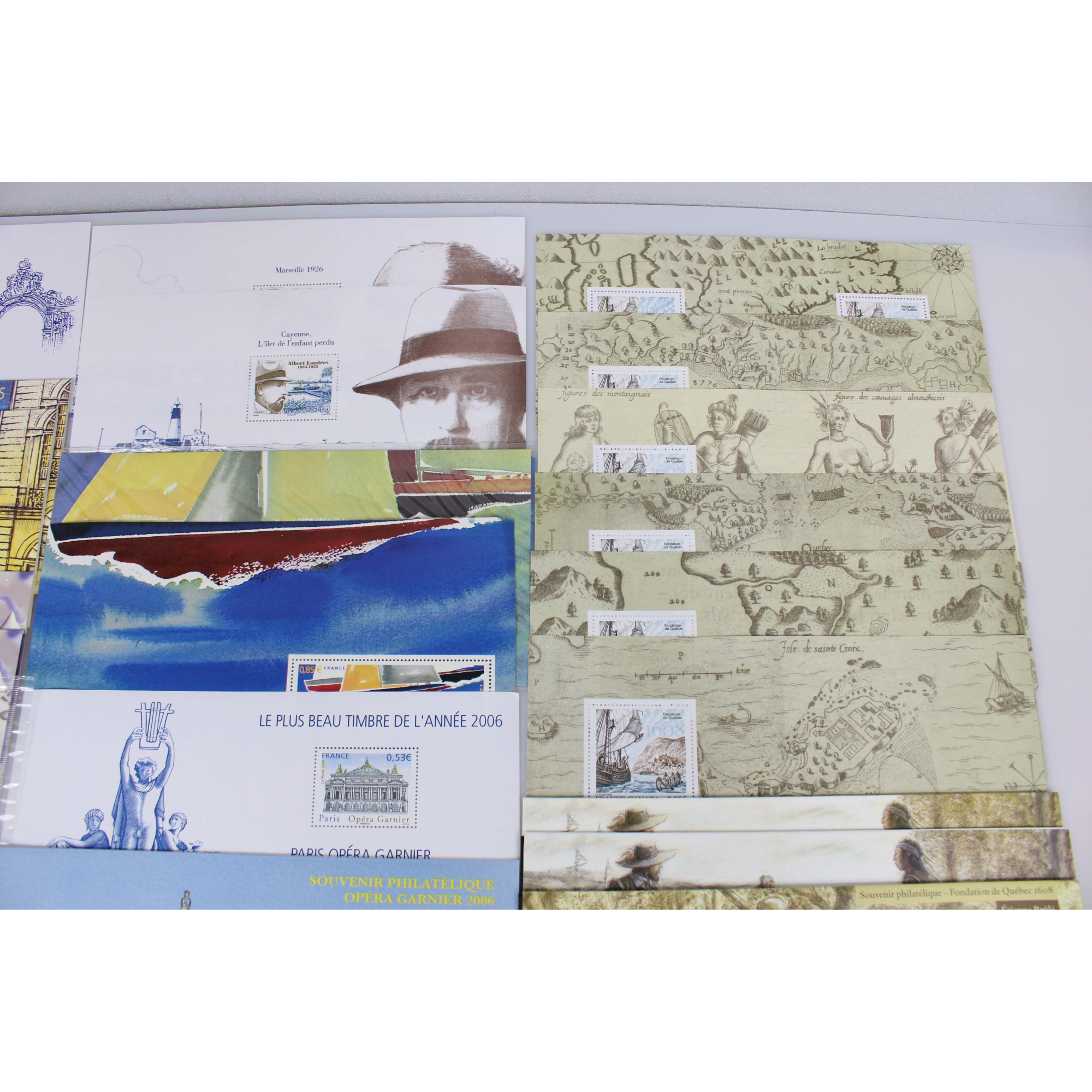 STOCK BLOCS SOUVENIRS COMPLETS ANNÉES 2003 A 2008 TIMBRES NEUFS NOMBREUX DOUBLES