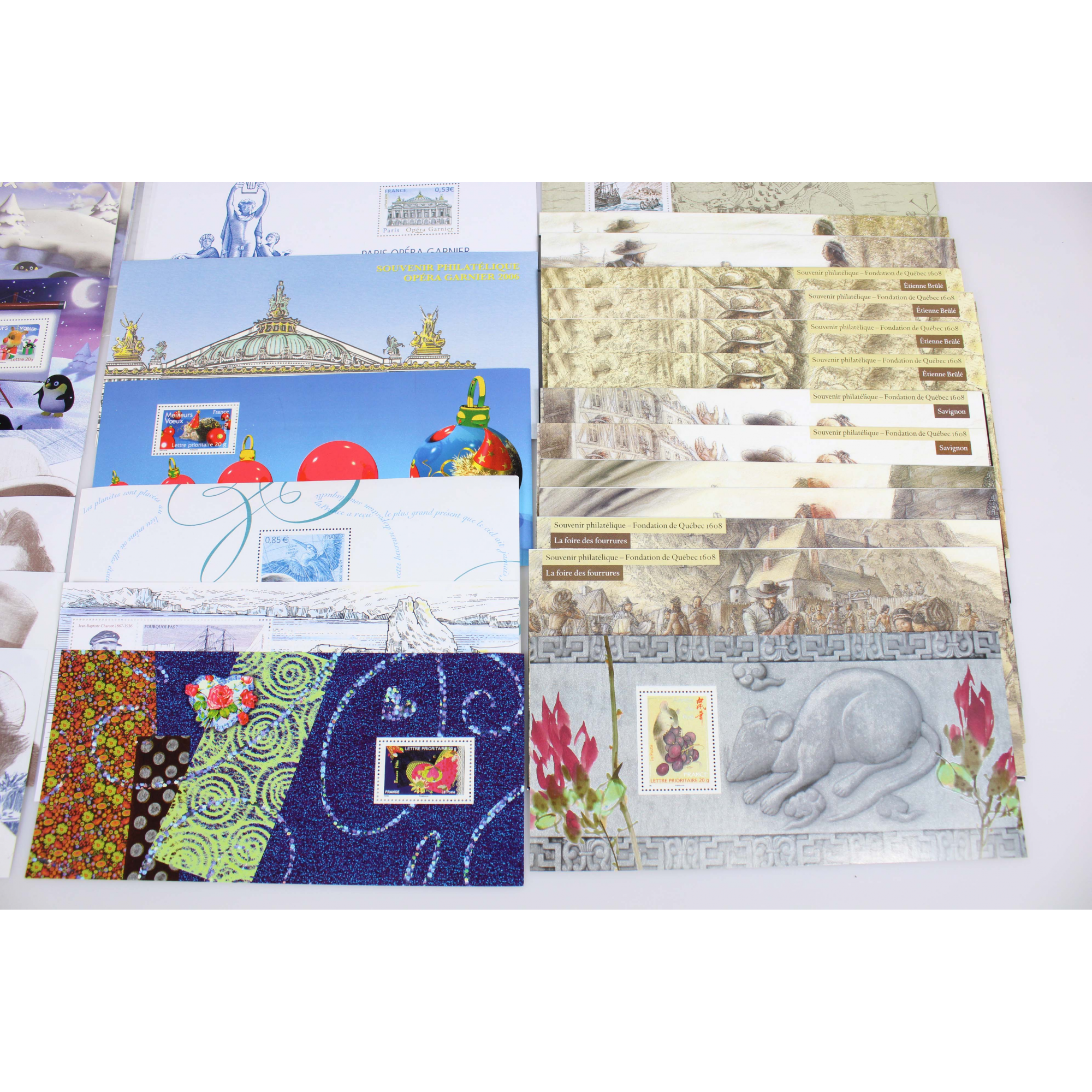STOCK BLOCS SOUVENIRS COMPLETS ANNÉES 2003 A 2008 TIMBRES NEUFS NOMBREUX DOUBLES
