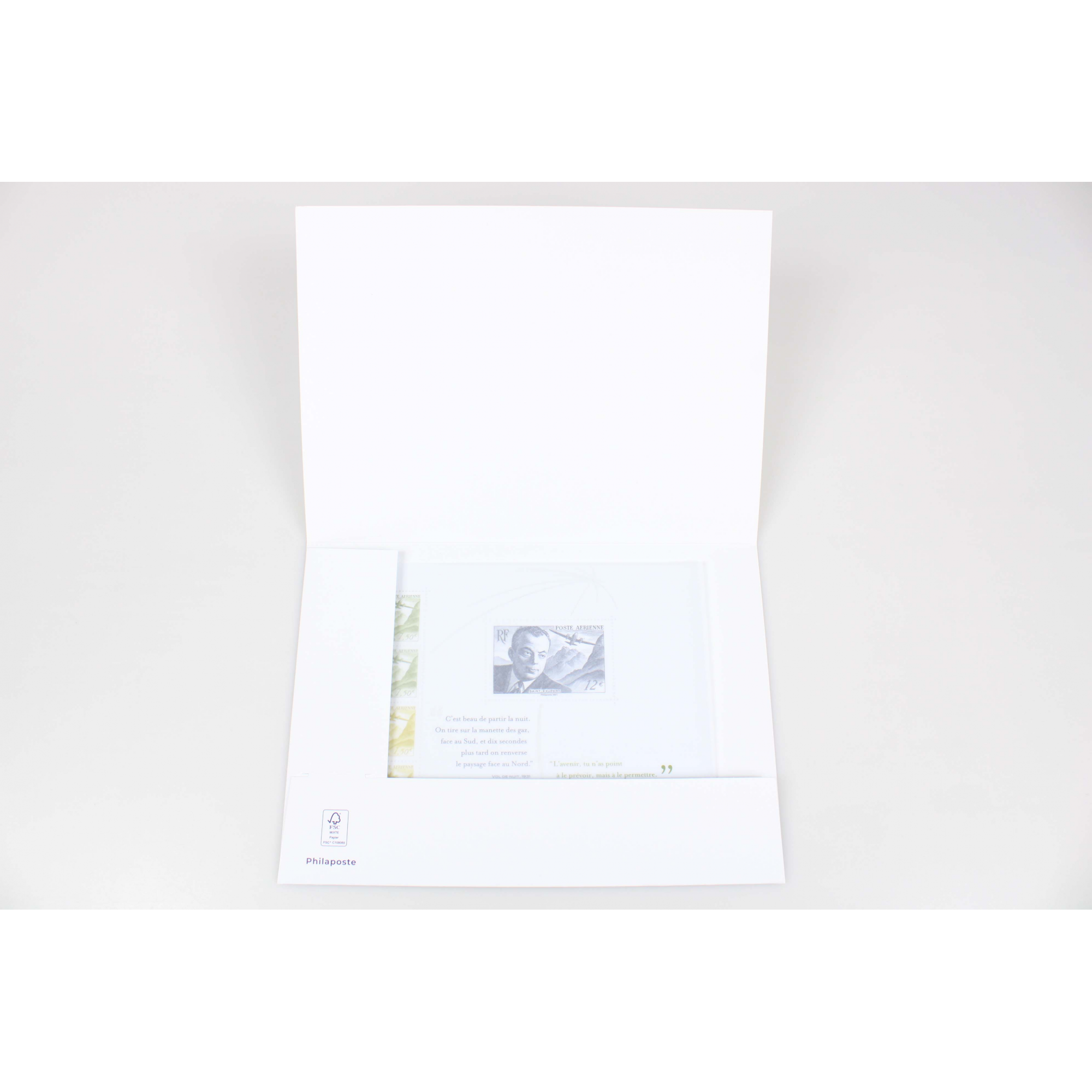 FRANCE POSTE AÉRIENNE FEUILLET F89 ANTOINE DE SAINT EXUPÉRY 1ER TIRAGE NEUF**