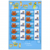 FEUILLE FRANCE F3431Aa HELIO TIMBRES PERSOS C'EST UN GARCON TIMBRES PERSOS