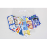 LOT DE 50 AFFRANCHISSEMENTS POUR LETTRES 20G FRANCE AVEC 3 TIMBRES EN FRANCS