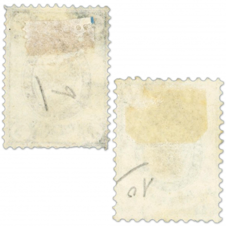 RUSSIE TIMBRES ARMOIRIES DE 1864 YVERT ET TELLIER N° 9 ET 10 OBLITÉRÉS