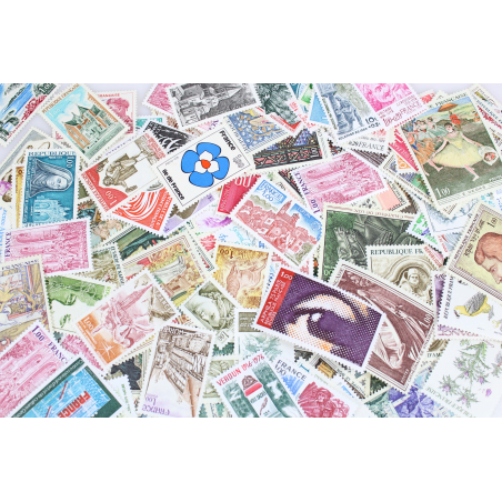 LOT DE 400 TIMBRES FRANCE NEUFS AFFRANCHISSEMENT 1 FRANCS, SOUS FACIALE