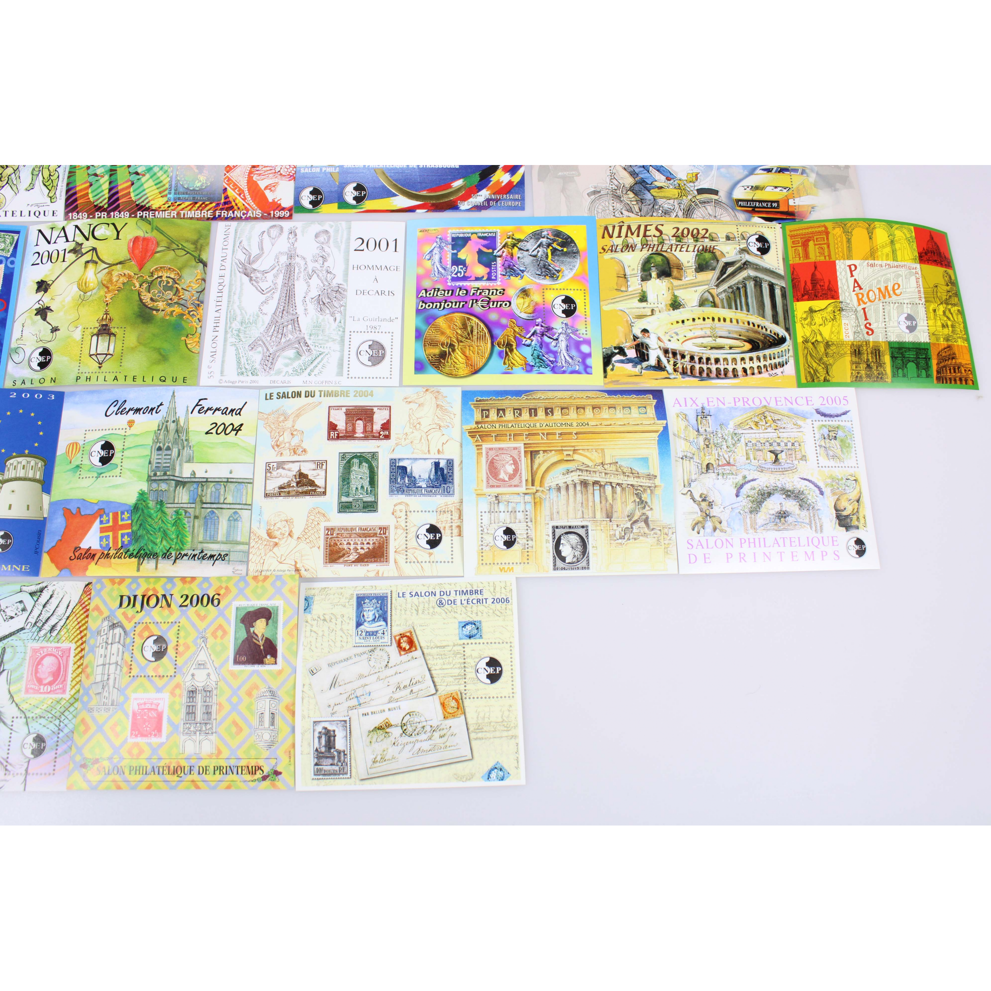 COLLECTION DE BLOCS CNEP DE FRANCE N°16 A 46 COMPLETS, BLOCS NEUFS** 1992 A 2006