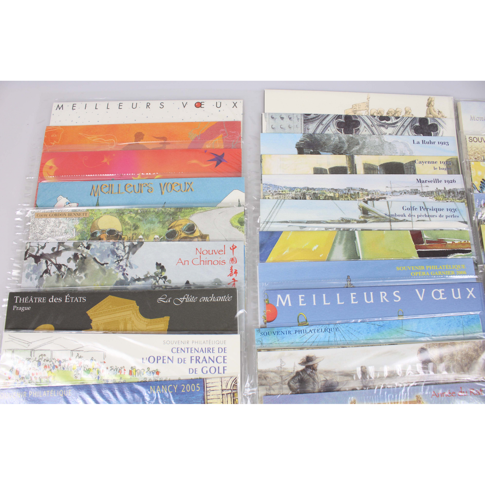 COLLECTION COMPLÈTE DE BLOCS SOUVENIRS DE FRANCE DE 2003 A 2010 TIMBRES NEUFS**