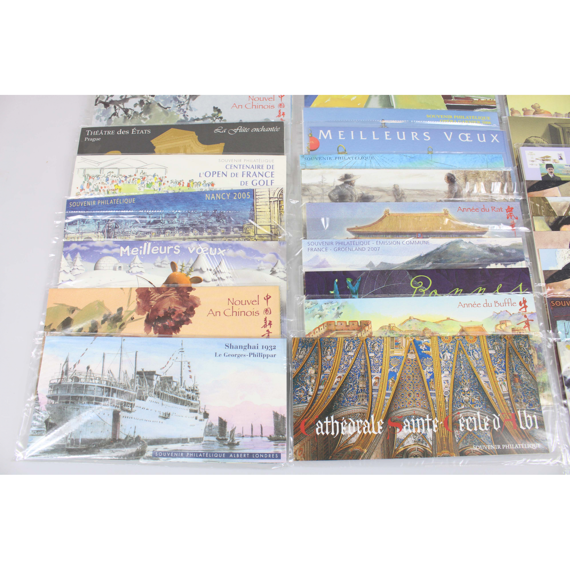 COLLECTION COMPLÈTE DE BLOCS SOUVENIRS DE FRANCE DE 2003 A 2010 TIMBRES NEUFS**