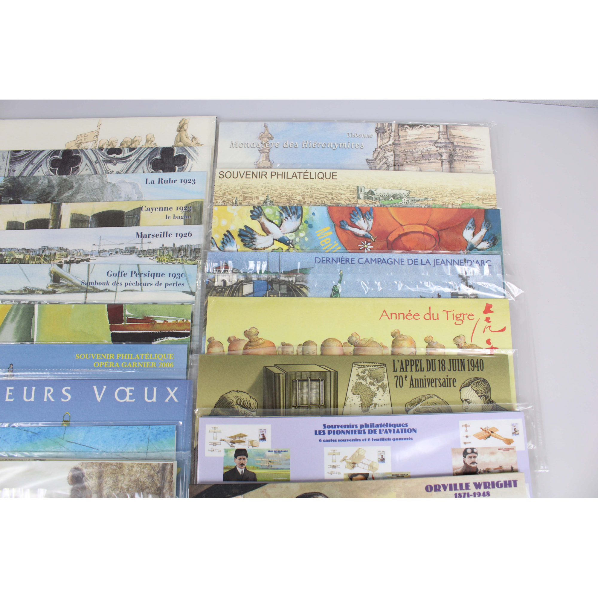 COLLECTION COMPLÈTE DE BLOCS SOUVENIRS DE FRANCE DE 2003 A 2010 TIMBRES NEUFS**