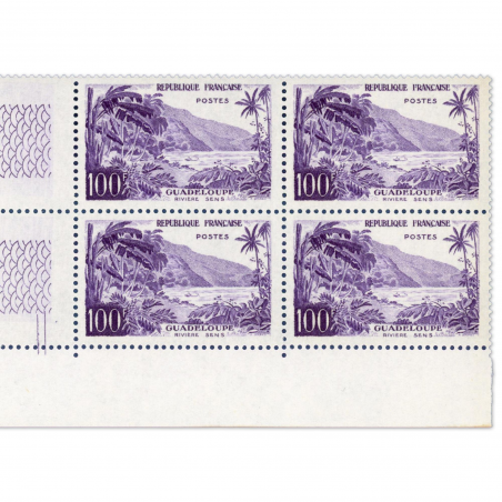 COIN DATÉ N° 1194 TIMBRES NEUFS** DE FRANCE GUADELOUPE ANNÉE 1959 QUALITÉ LUXE