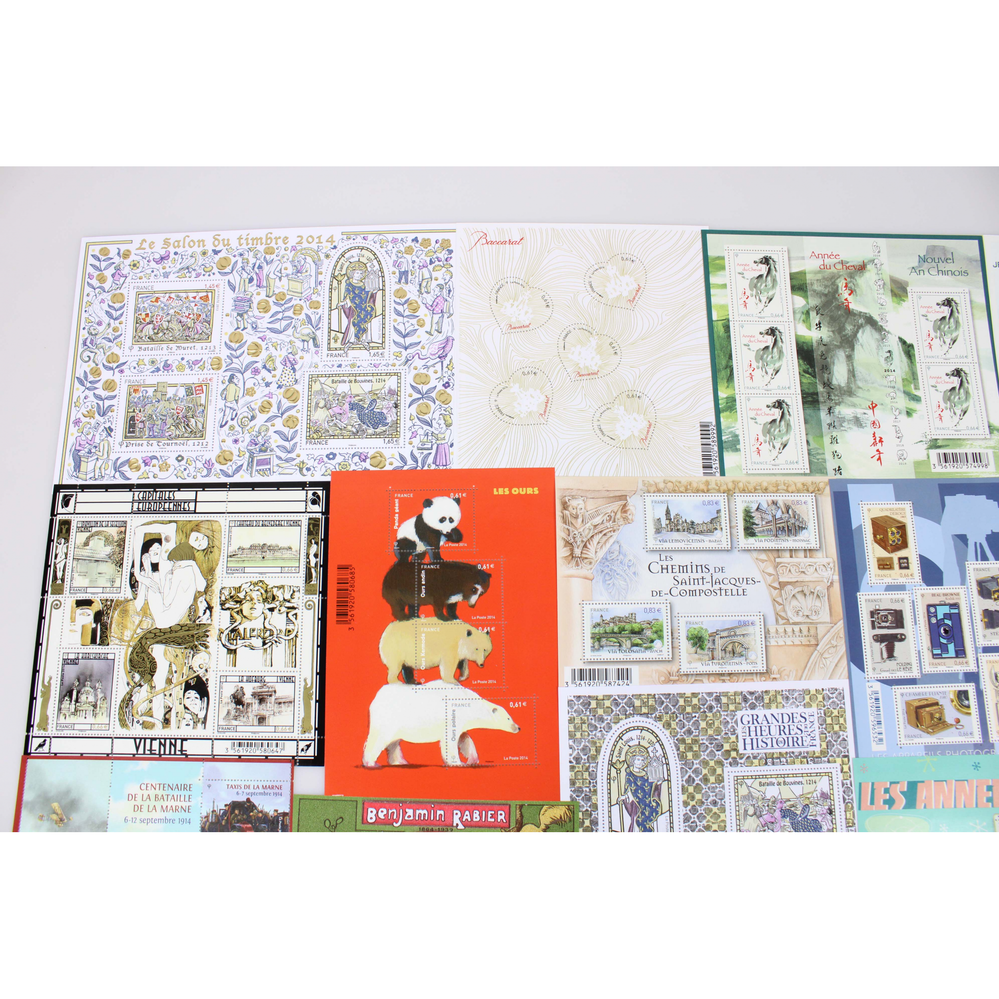 COLLECTION DE FRANCE DE TIMBRES NEUFS ANNÉE 2014 TIMBRES ET BLOCS-FEUILLETS