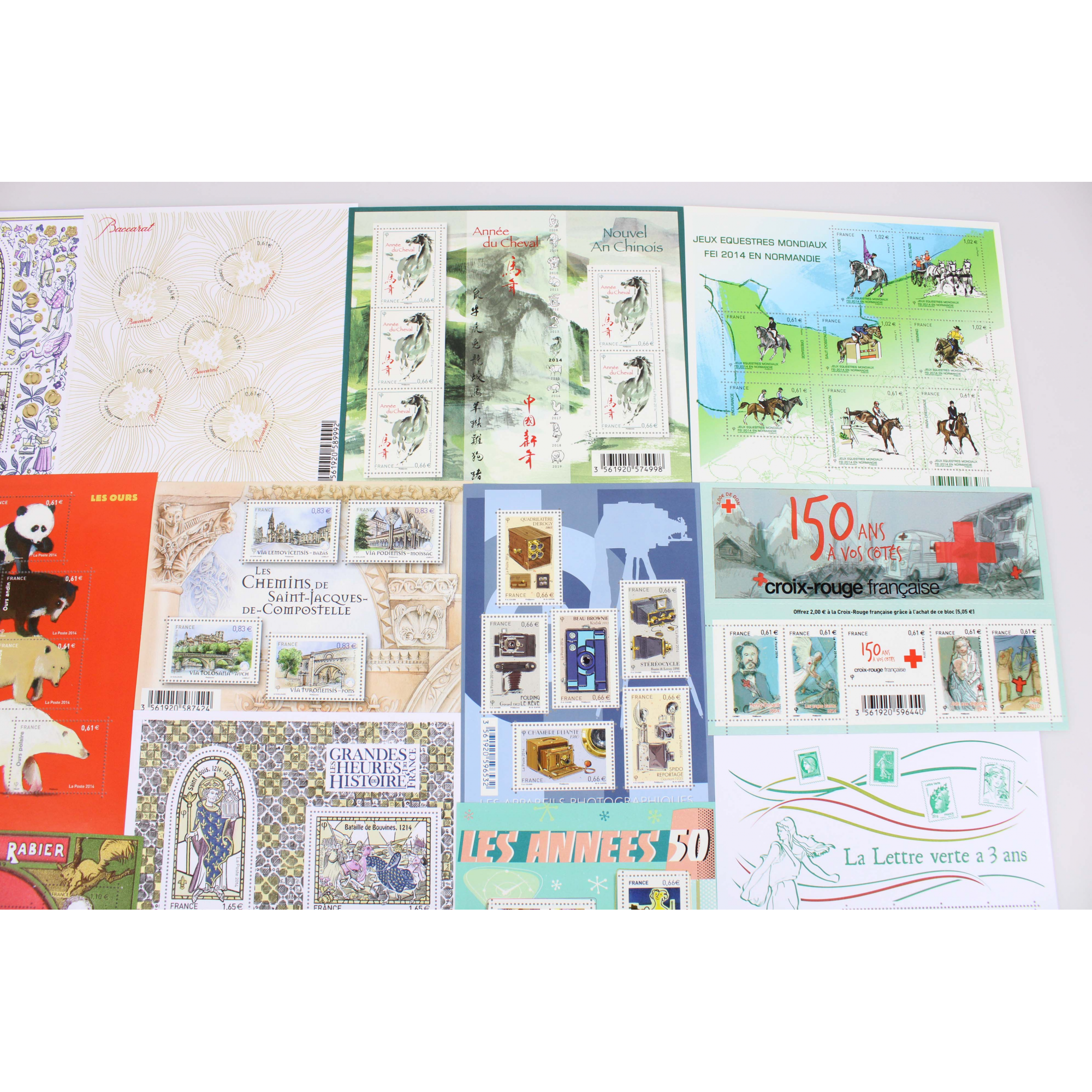 COLLECTION DE FRANCE DE TIMBRES NEUFS ANNÉE 2014 TIMBRES ET BLOCS-FEUILLETS