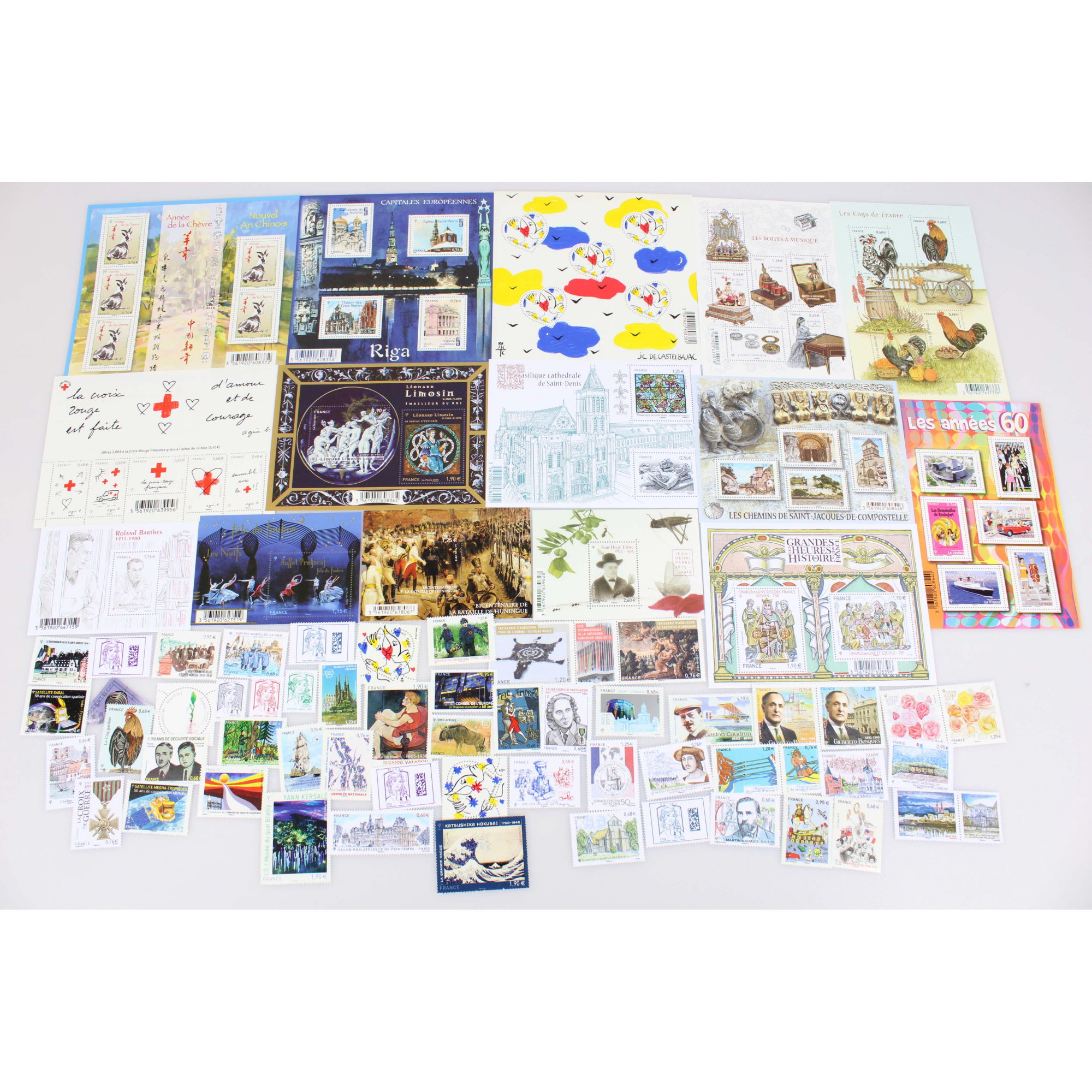 COLLECTION DE FRANCE DE TIMBRES NEUFS ANNÉE 2015 TIMBRES ET BLOCS-FEUILLETS