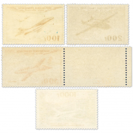 TIMBRES FRANCE POSTE AÉRIENNE PROTOTYPES NEUFS** SÉRIE COMPLÈTE 30/33