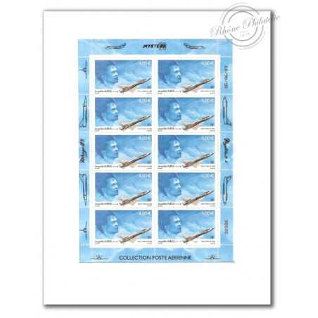 PA N°_66 JACQUELINE AURIOL 2003 LUXE feuille de 10 timbres