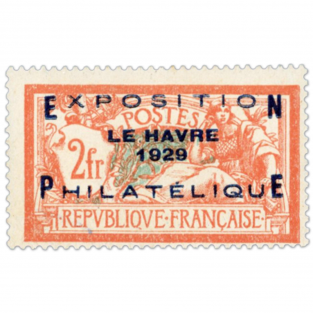 FRANCE N° 257A EXPOSITION PHILATÉLIQUE DU HAVRE TIMBRE SIGNÉ EXPERT JF BRUN